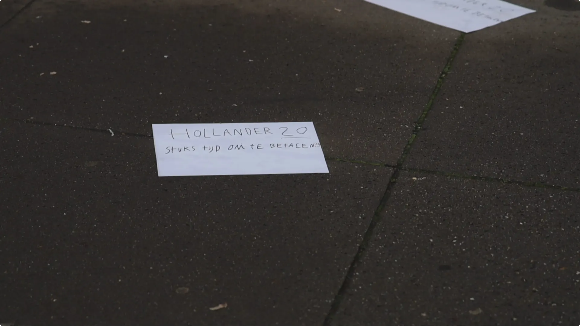 De boodschap in kwestie.