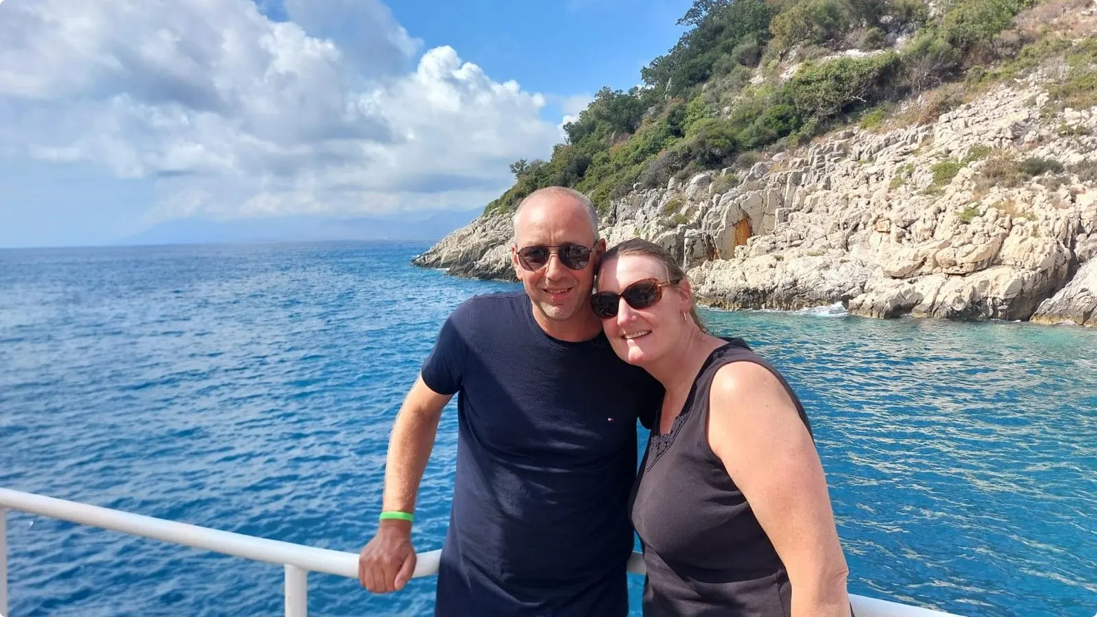 Perry met zijn vrouw. Beeld: eigen foto