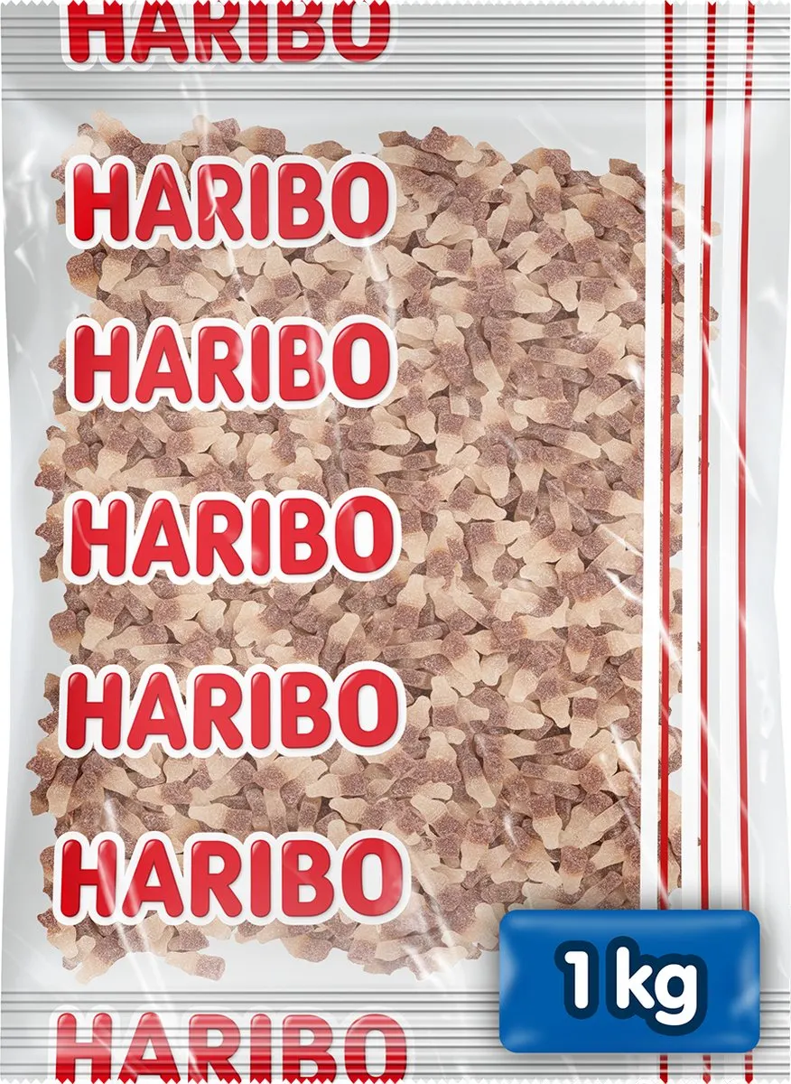 De verpakking van het snoep kan verschillen. Beeld: Haribo