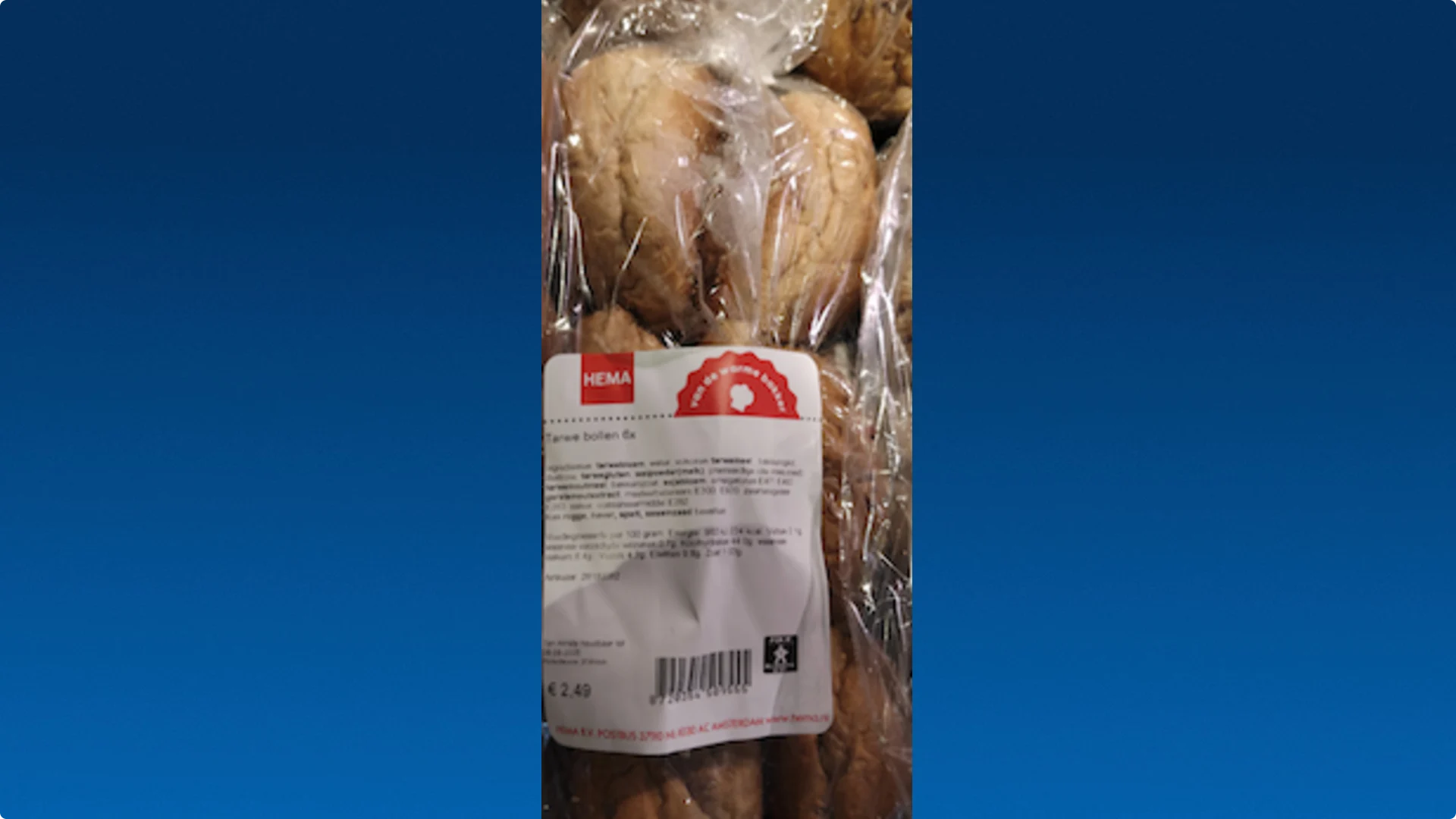 De meerzadenbollen. Beeld: HEMA