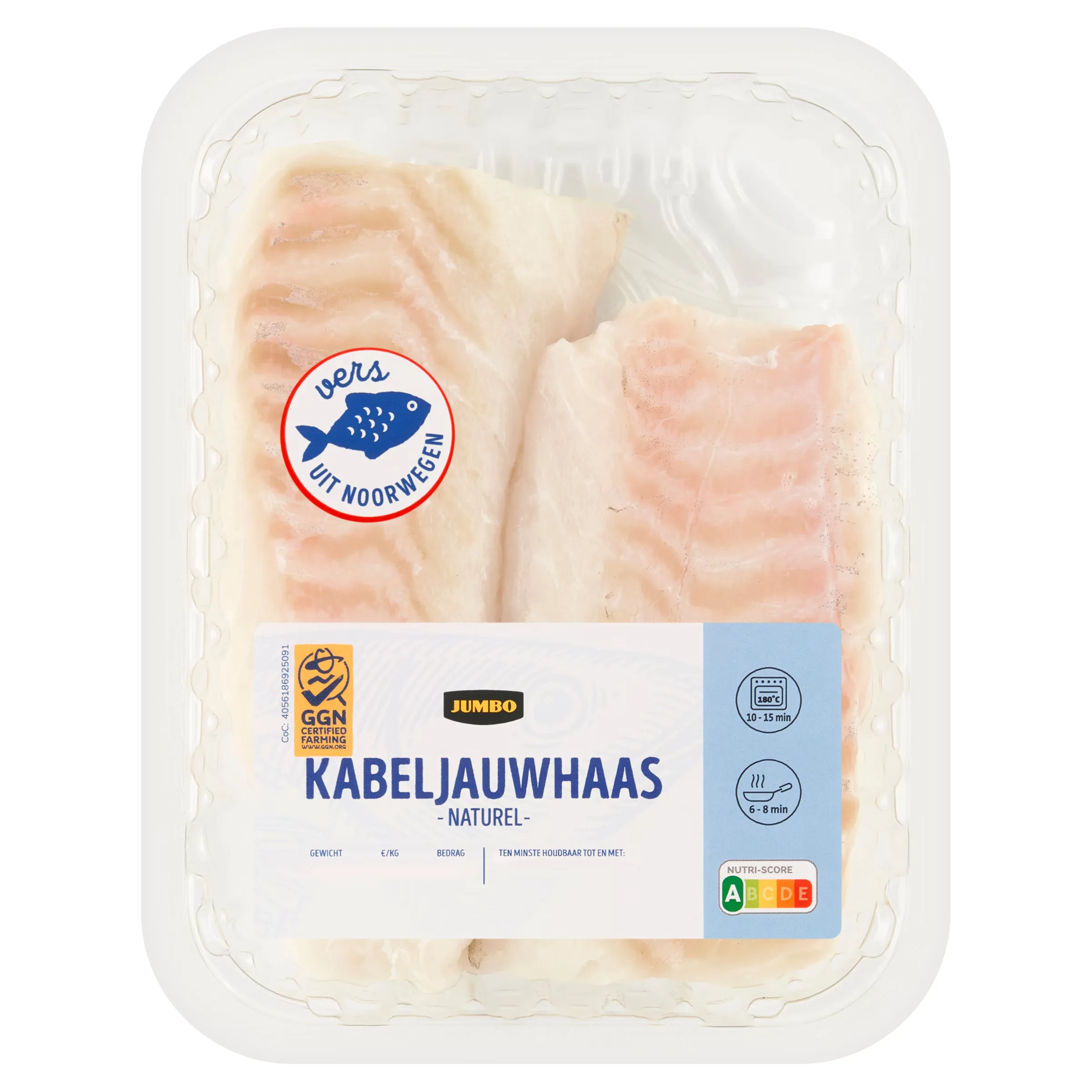 Jumbo Kabeljauwhaas 2 x 125gr