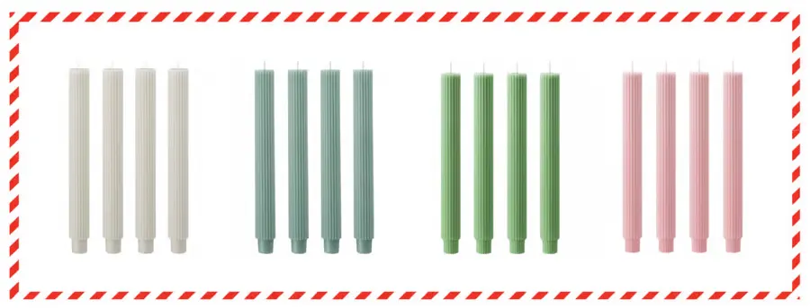 Terugroepactie SMÖJTRÄD geurloze kroonkaars. Beeld: Ikea.