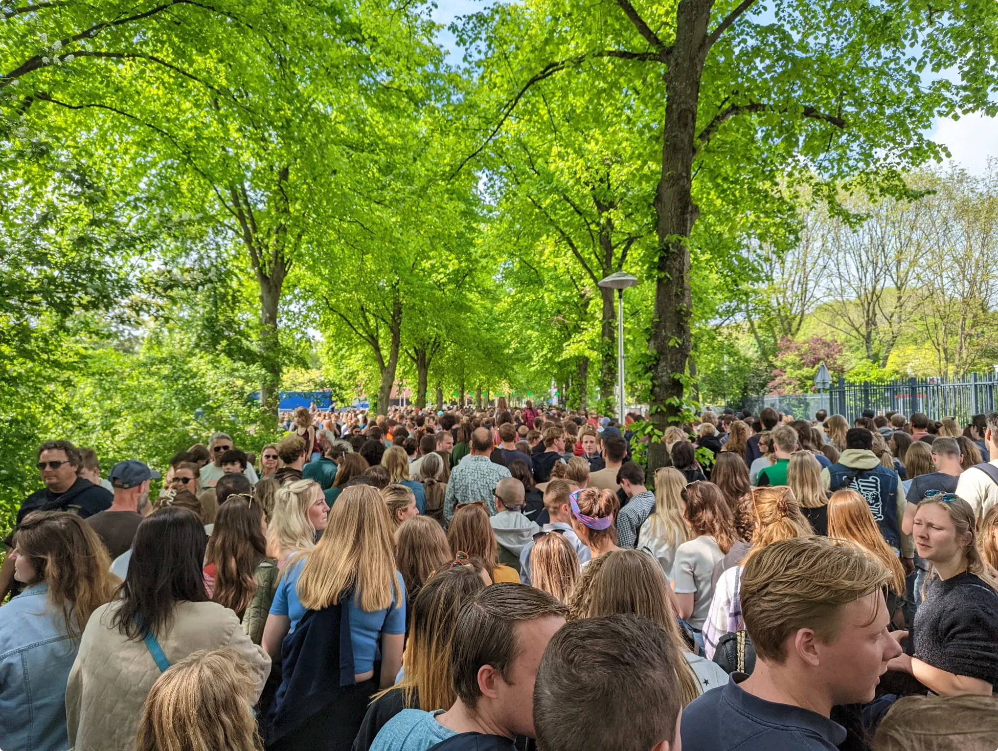 Utrecht bevrijdingsfestival lange rijen