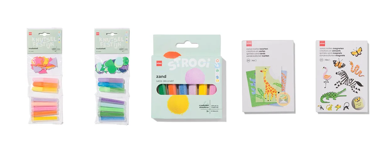 Terugroepactie in verband met asbest in speelzand HEMA. Beeld: HEMA