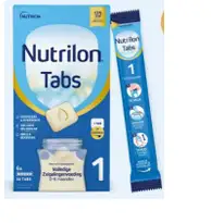 Nutrilon tabs volledige zuigelingenvoeding 1 5x4.6g– NL Beeld: Danone