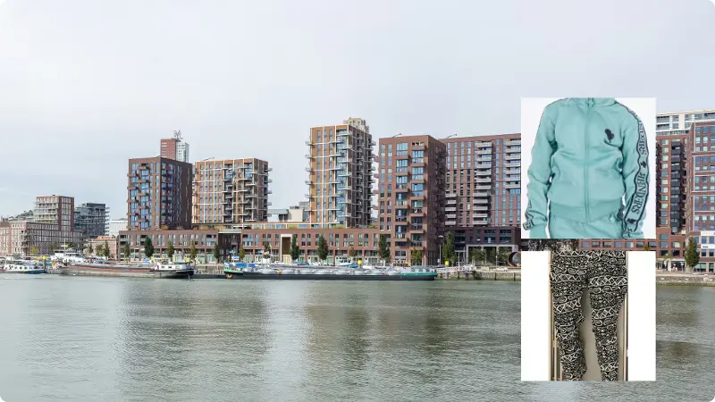 De foto die de politie plaatst bij de oproep toont de kleding van de vrouw en de plek waar ze gevonden werd - beeld: politie