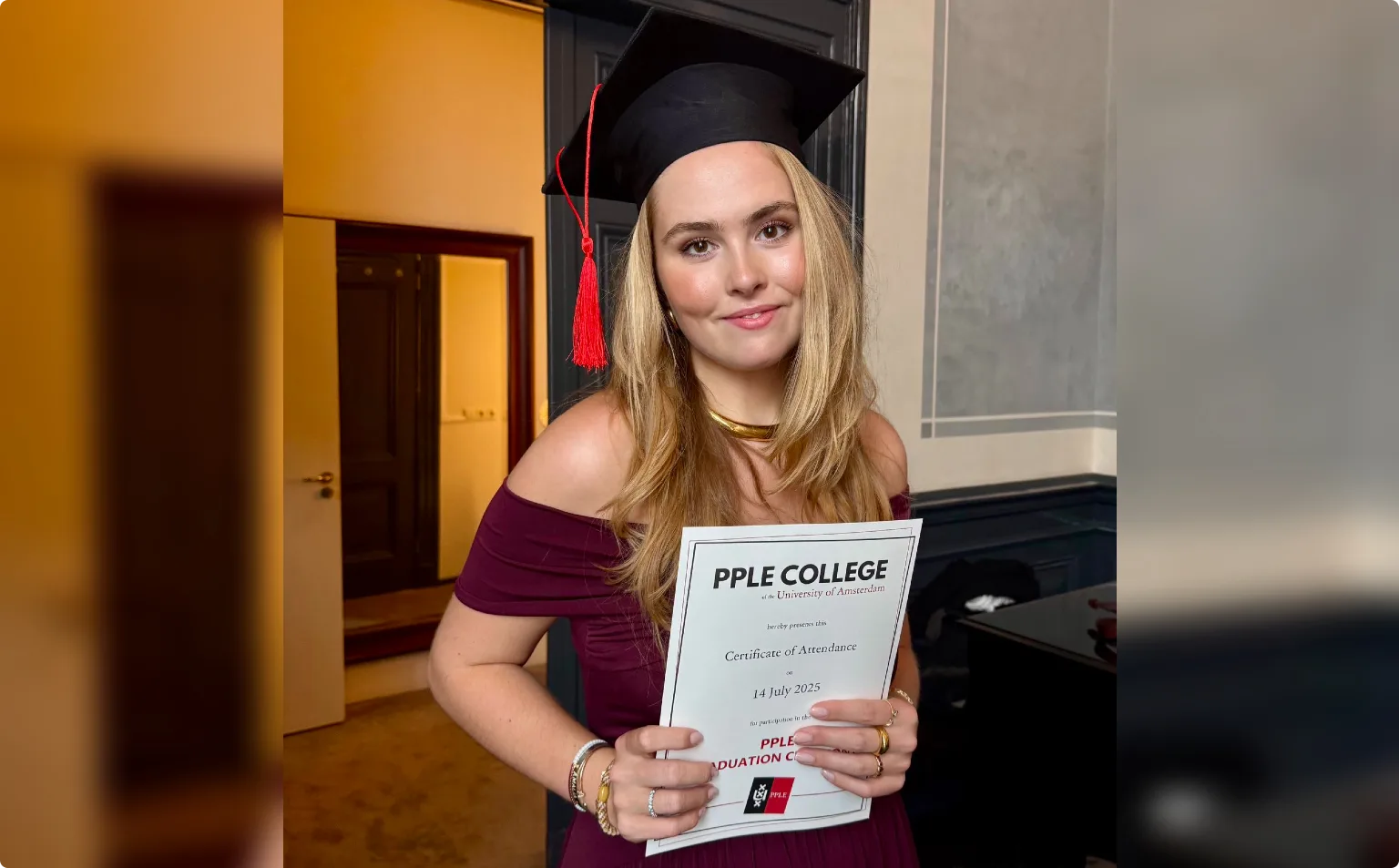 Prinses Amalia rondt scriptie over bijzonder onderwerp af. Beeld: RvD