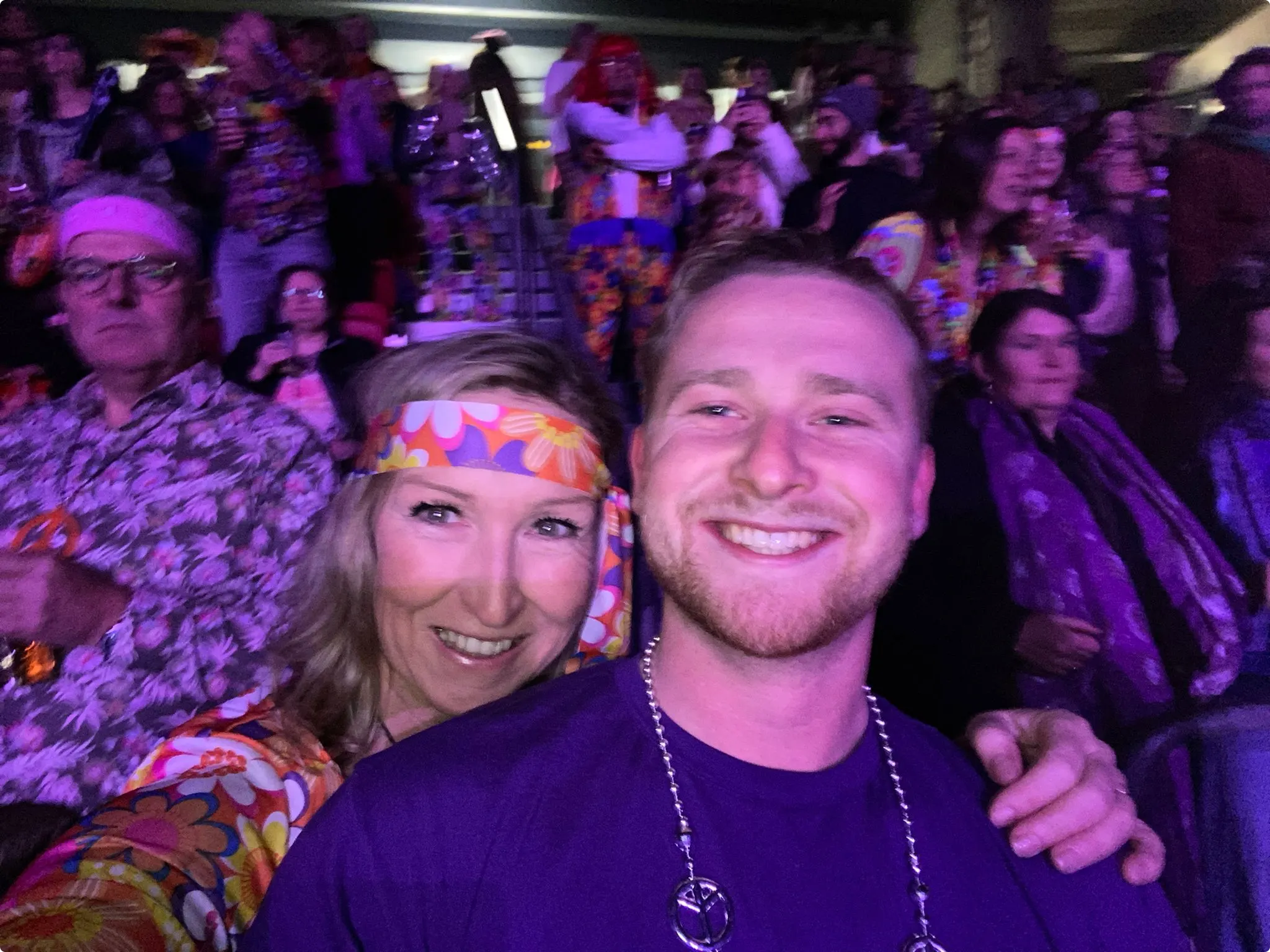 Nancy en haar zoon Darren, eigen foto