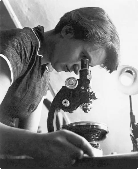 Rosalind Franklin, ontdekster van het DNA (Beeld: Wikipedia/MRC Laboratory of Molecular Biology)
