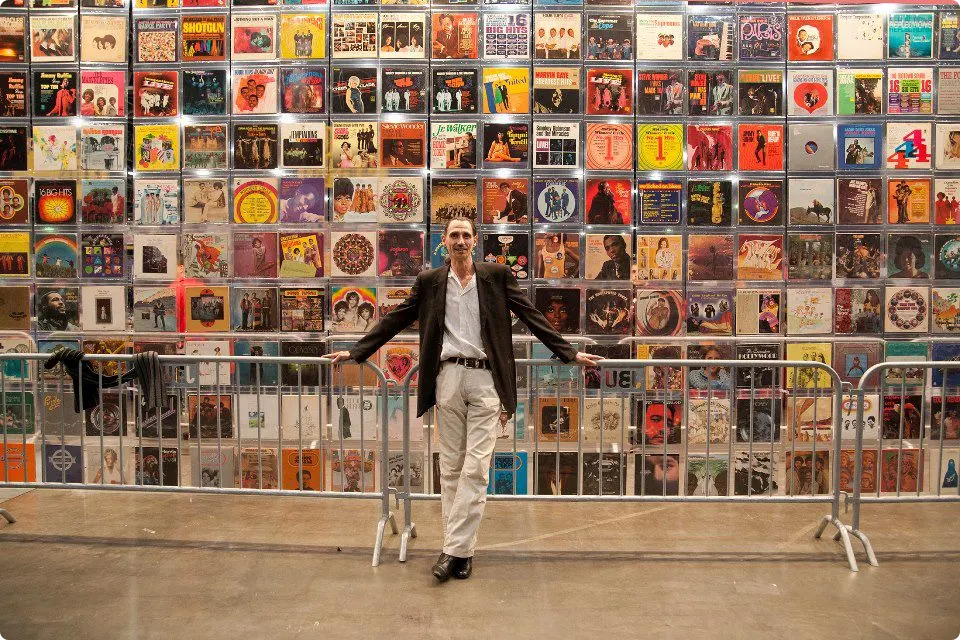 De collectie lp's van Marc Janssen. Beeld: Marc Janssen.