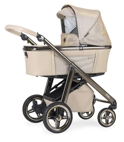 De kinderwagen die gestolen is uit een etalage in Aalsmeer