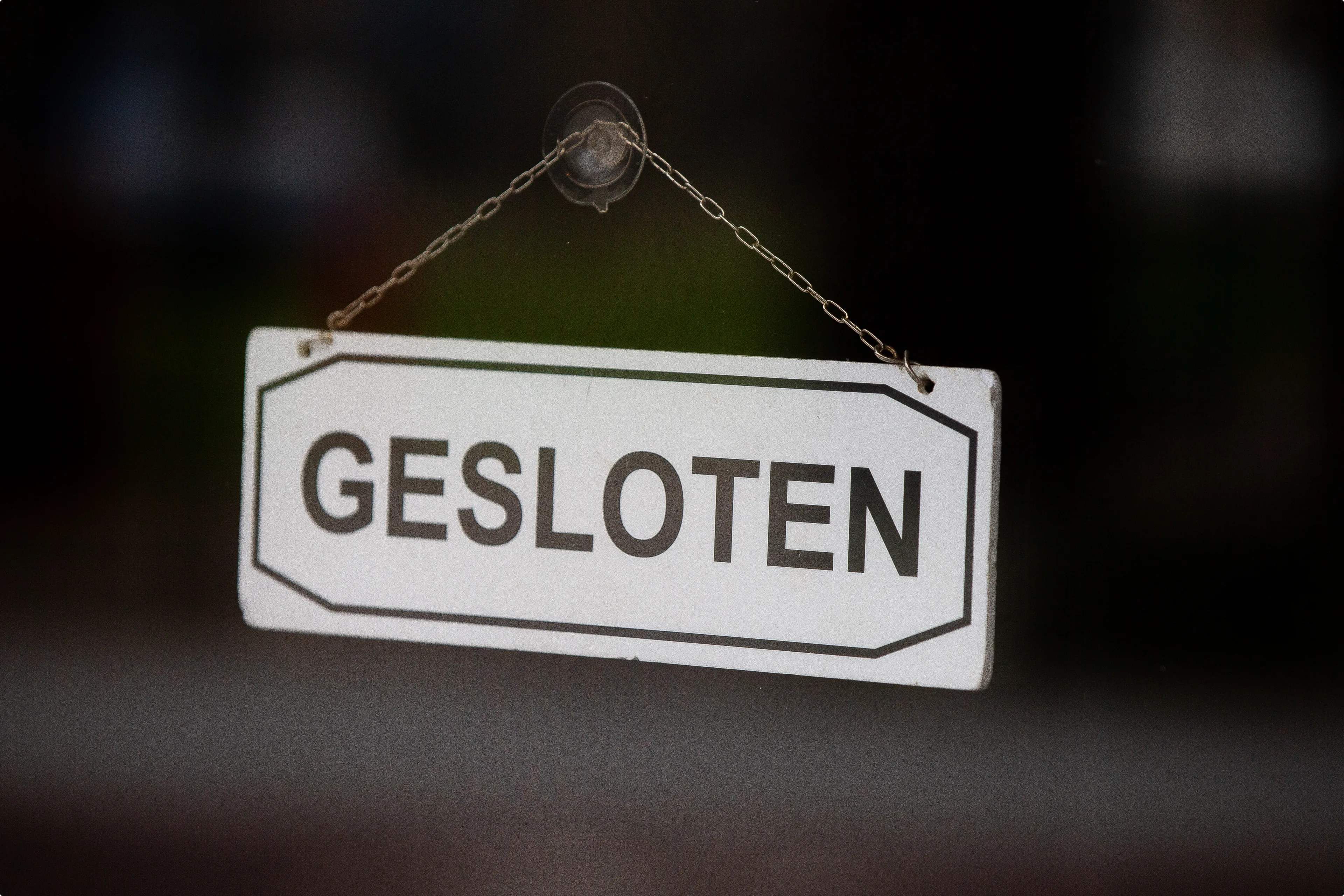 Gesloten winkel