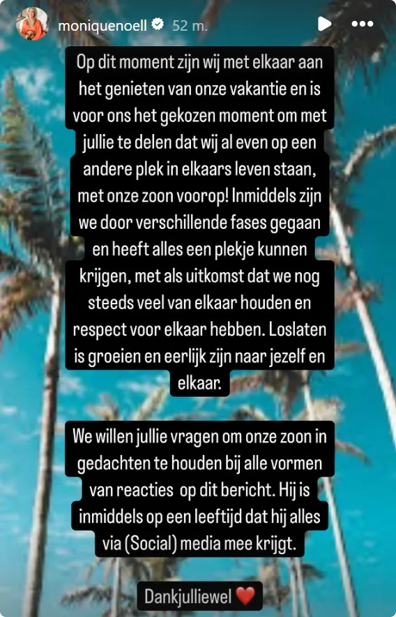 Beeld: Instagram / Monique Westenberg