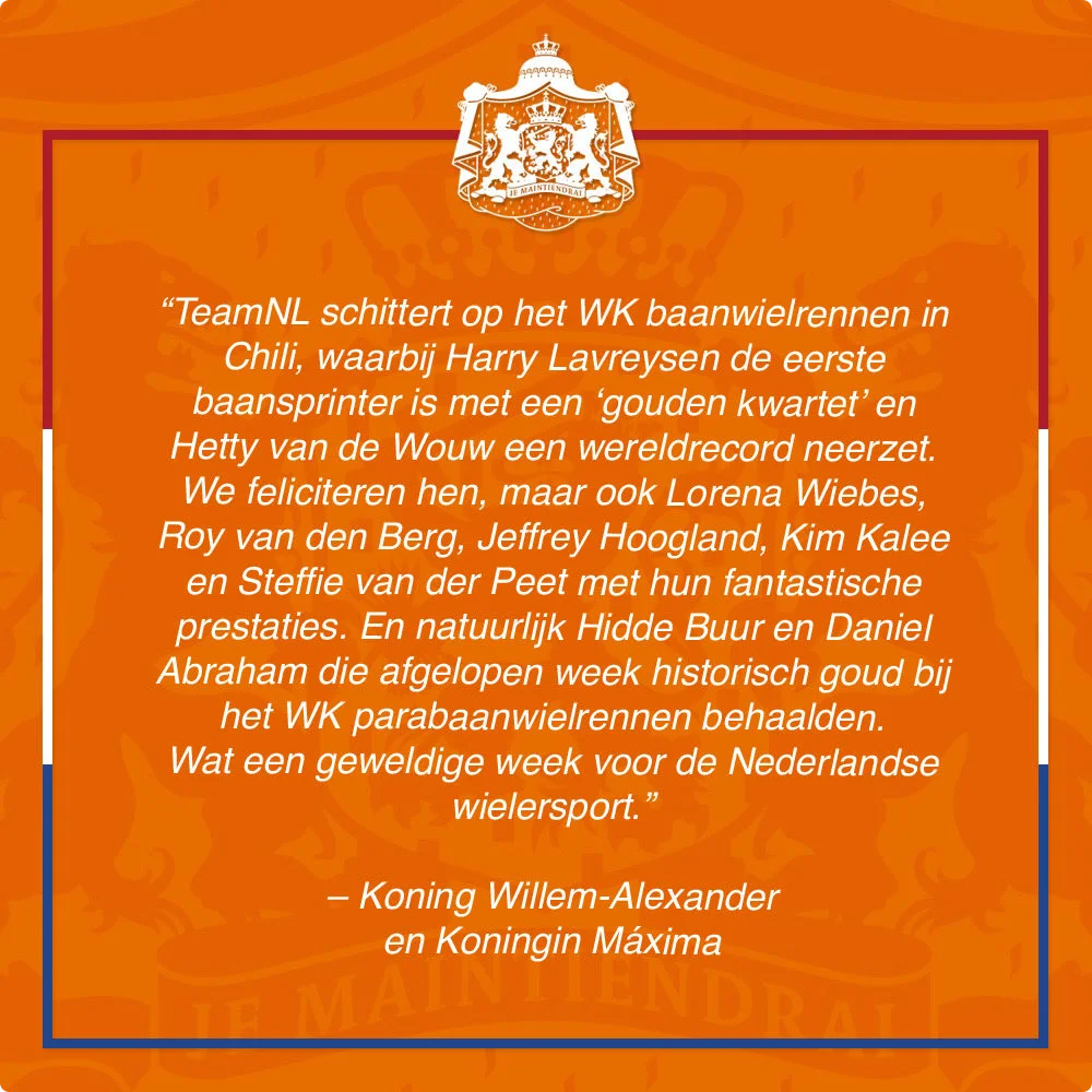 Bron: @koninklijkhuis