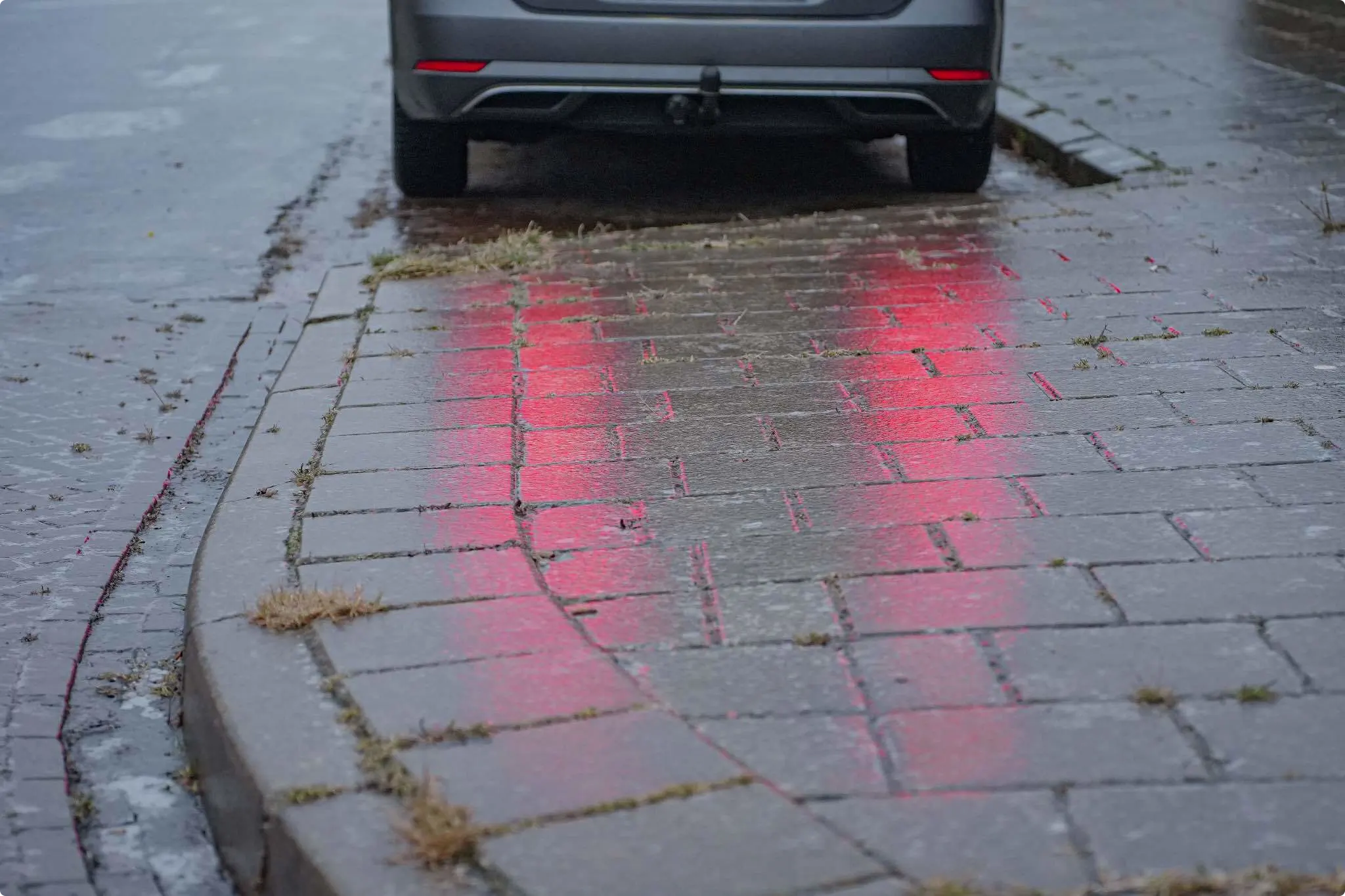 Gladde stoep. Beeld: Persbureau Meter