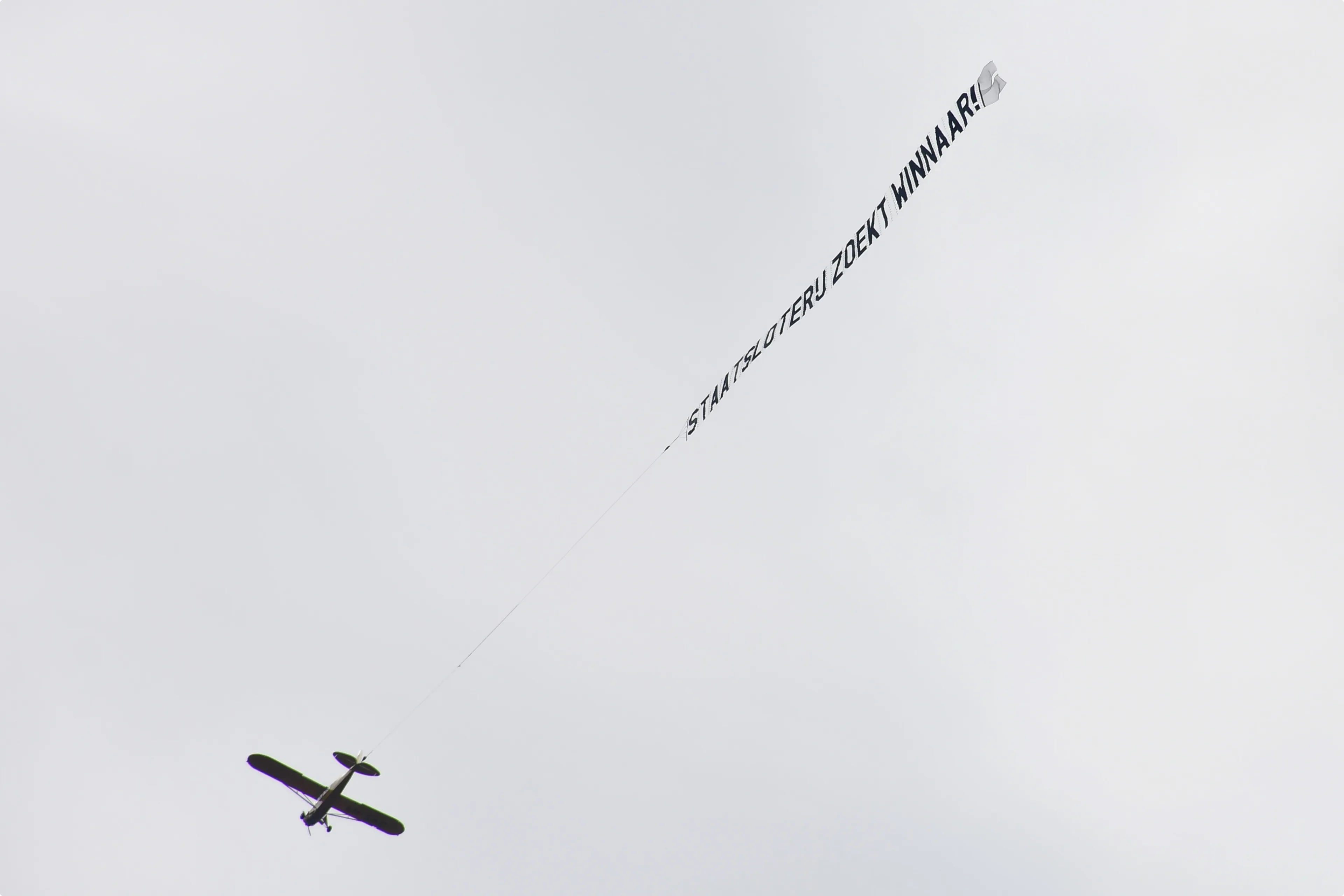 Staatsloterij vliegtuigje