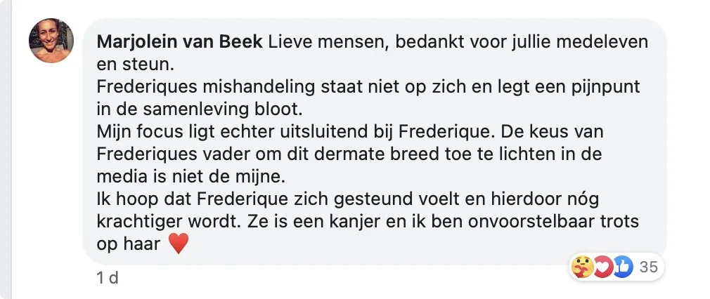 Marjolein van Beek: pijnpunt samenleving
