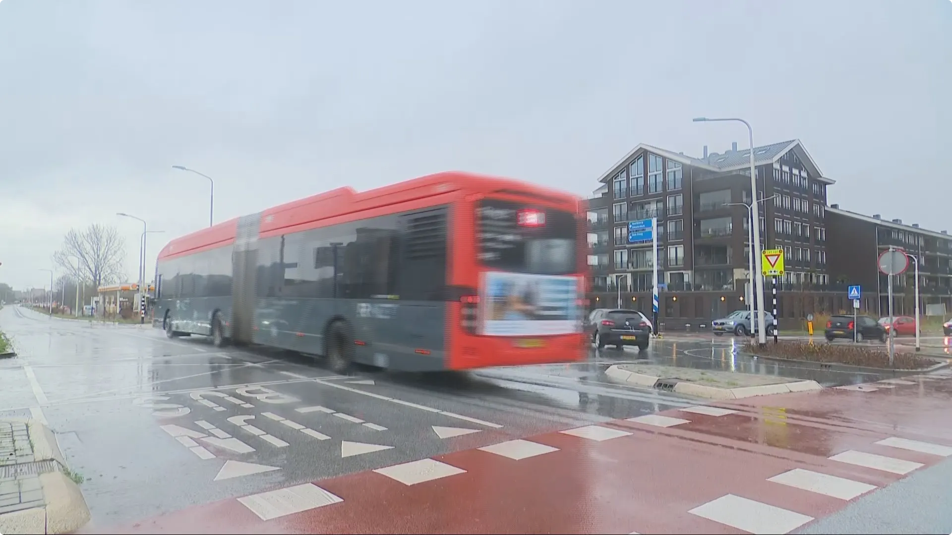 De rotonde in Aalsmeer