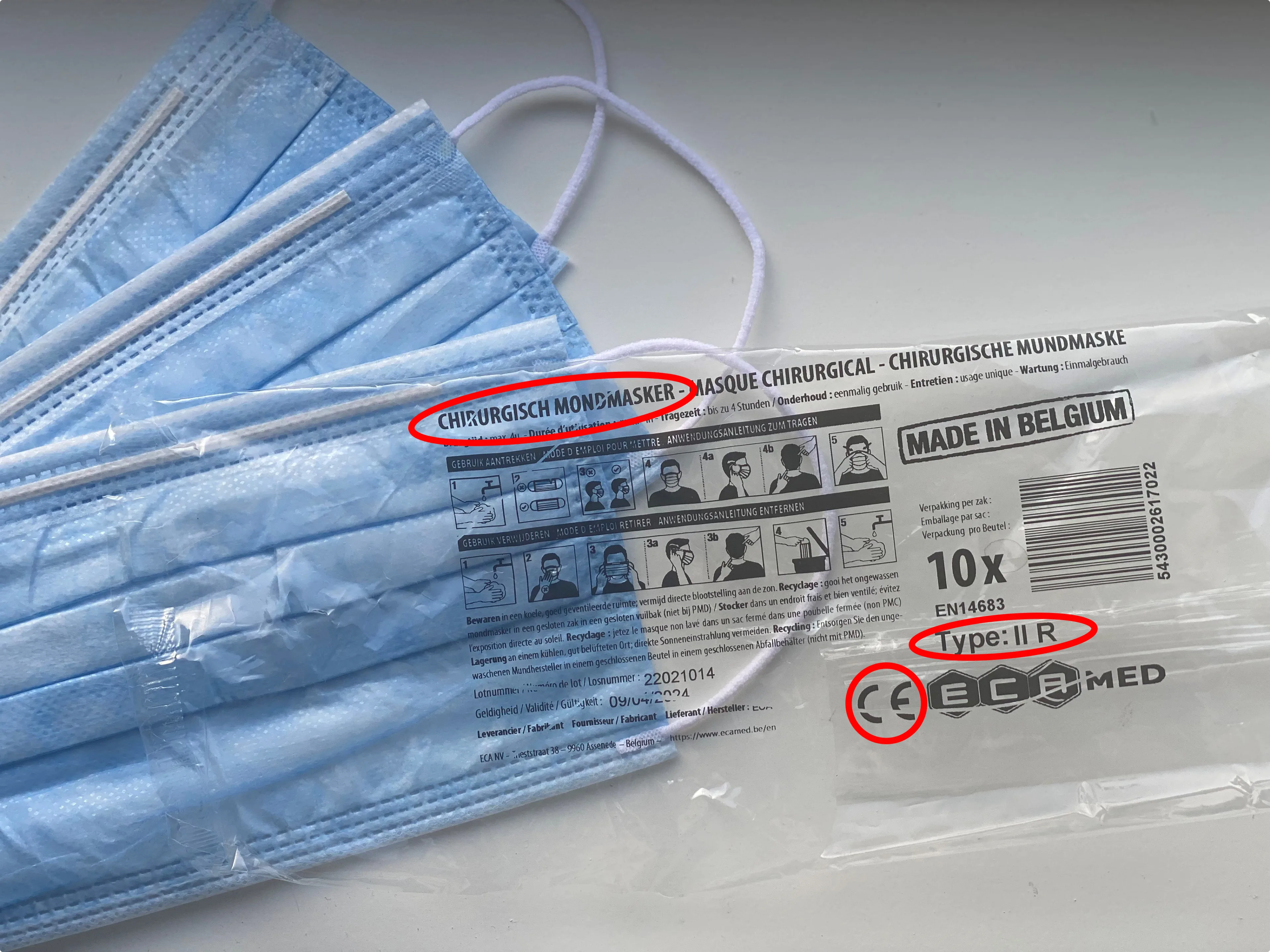 Medisch mondkapje herkennen - HvNL