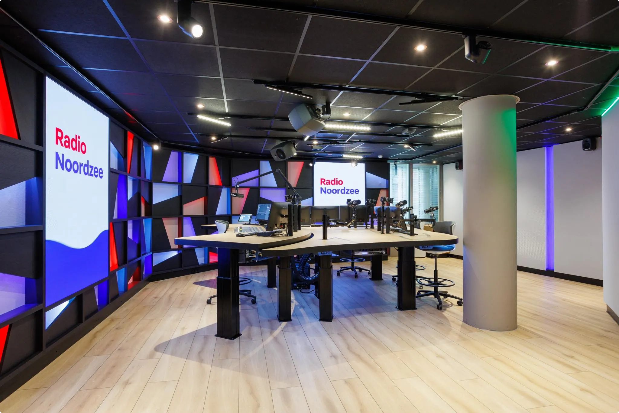 Nieuwe studio Radio Noordzee