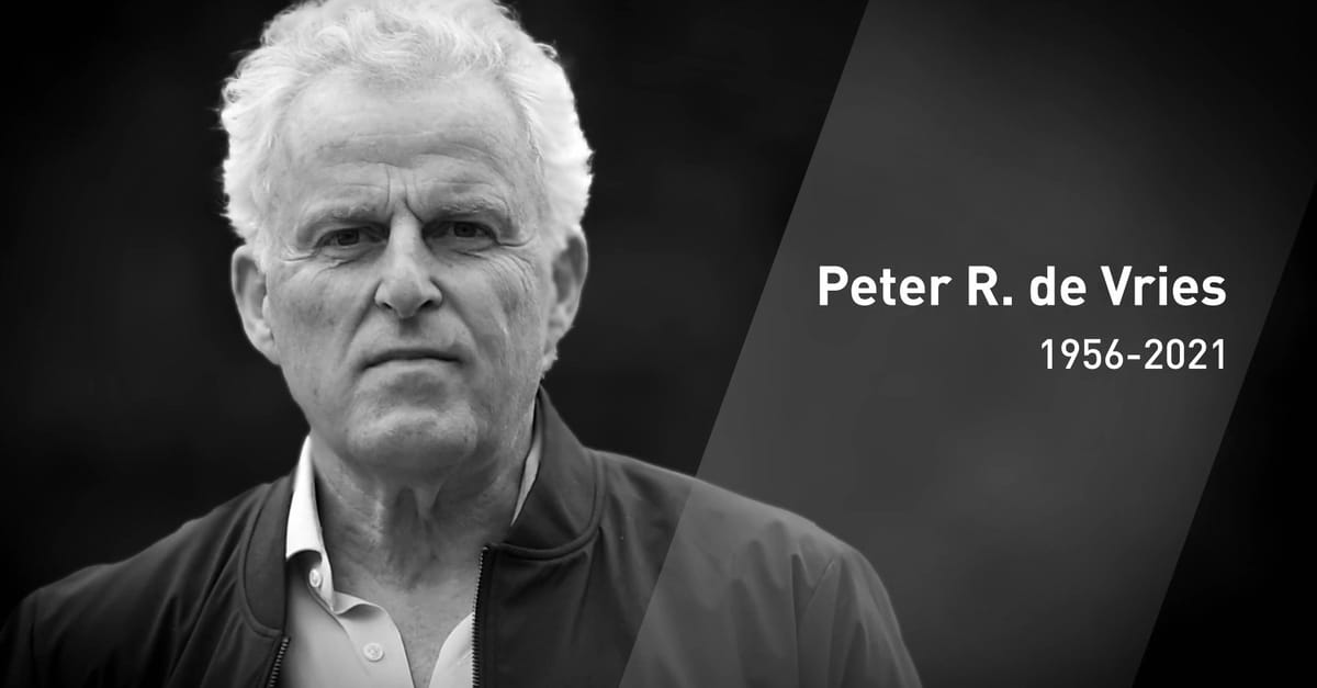 Peter R. de Vries (64) overleden