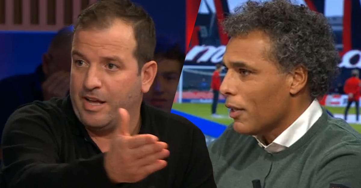Opnieuw een verhitte discussie bij Studio Voetbal: 'Jij hebt iets tegen ...