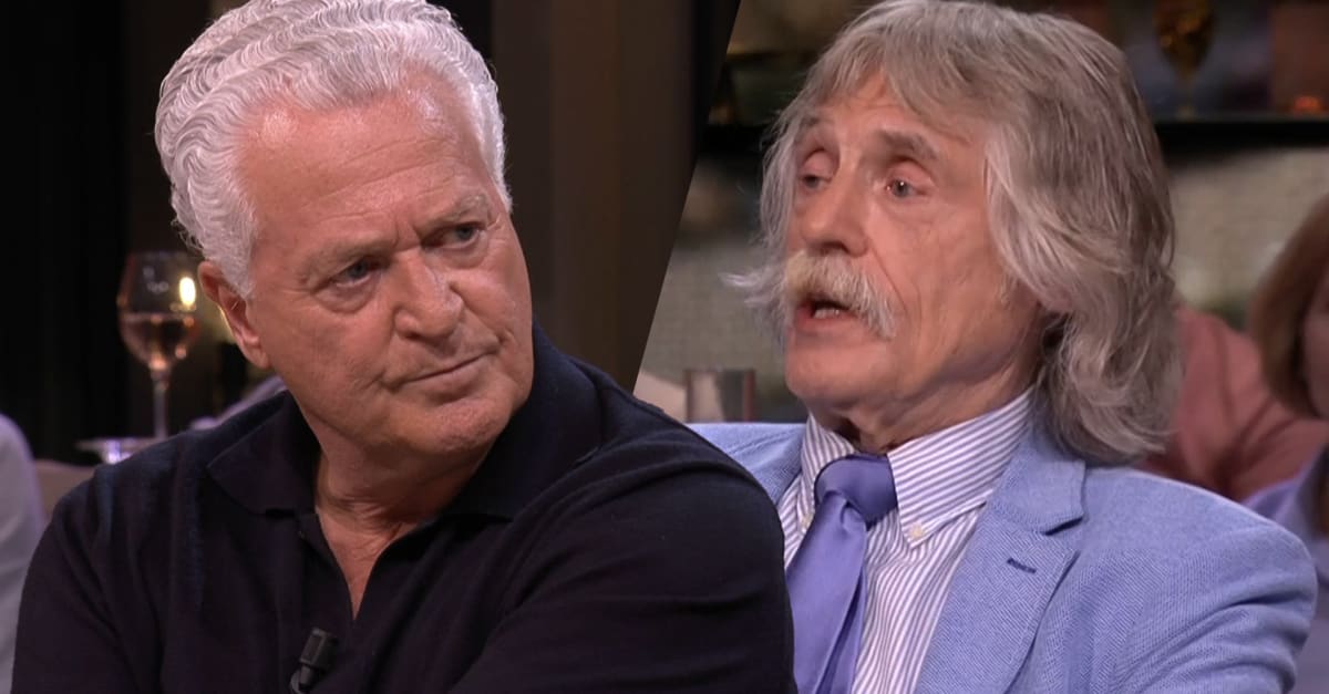 Bram Moszkowicz spreekt Johan Derksen direct aan bij start uitzending: ‘Dat heeft mij geraakt!'