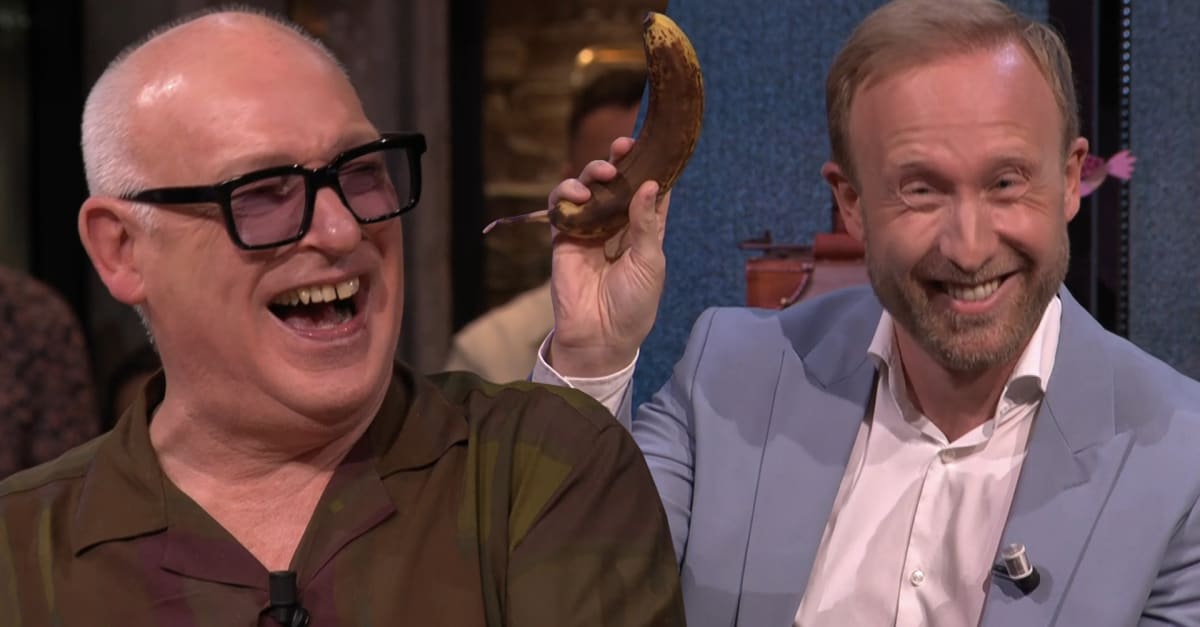 Raymond Mens haalt plots bruine banaan tevoorschijn: 'Waar komt die