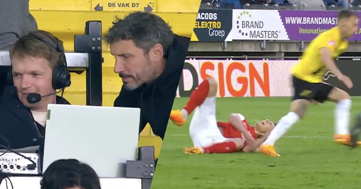 Van Bommel kijkt bij commentator overtreding op zoon terug 