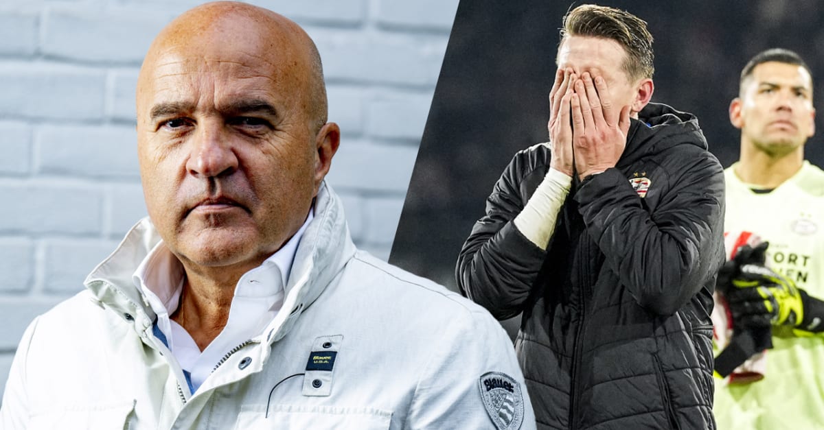 John van den Heuvel ging vijf minuten voor tijd weg bij NEC-PSV: 'Ik