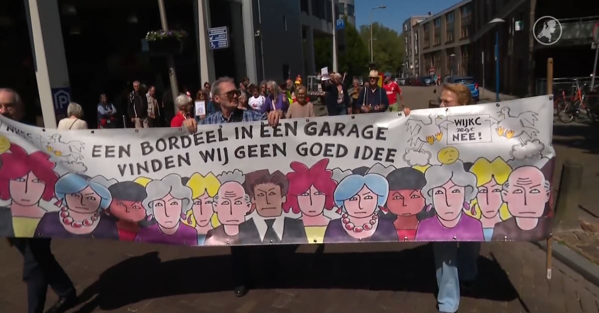 Buurtbewoners protesteren tegen prostitutie in parkeergarage in hartje