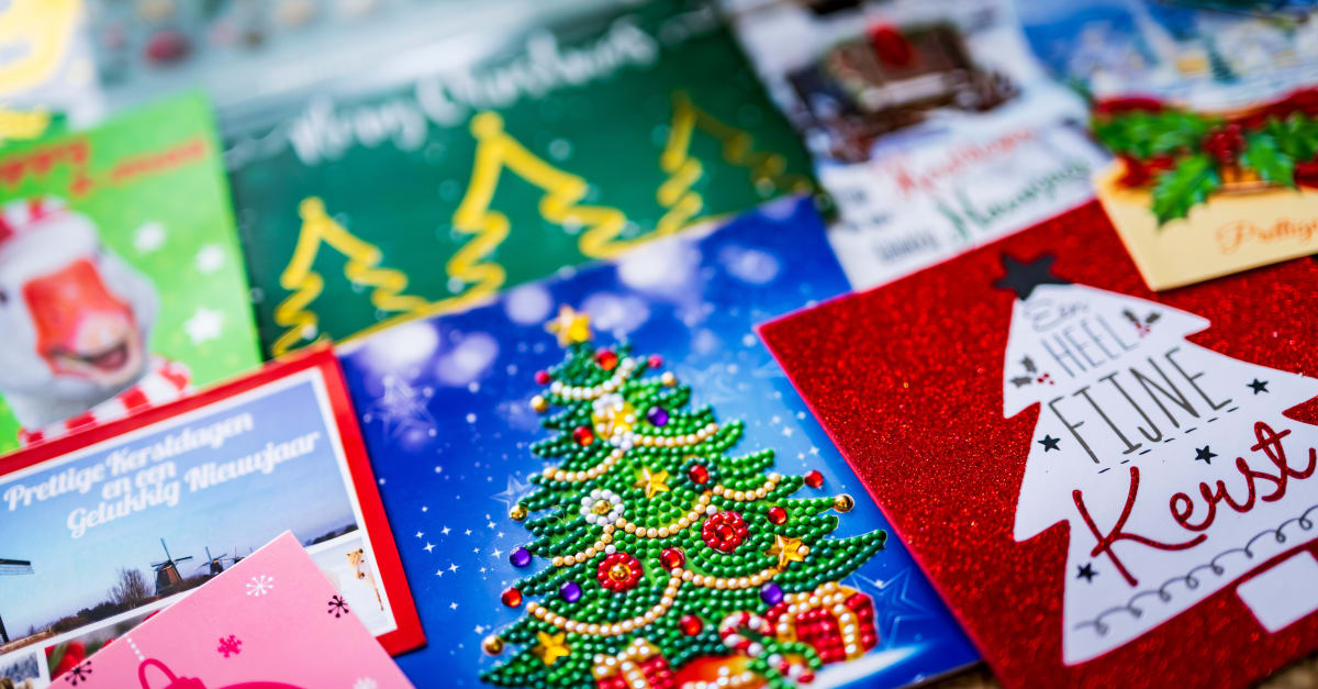 Verstuur je kerstkaarten vóór deze datum vanwege grote drukte PostNL
