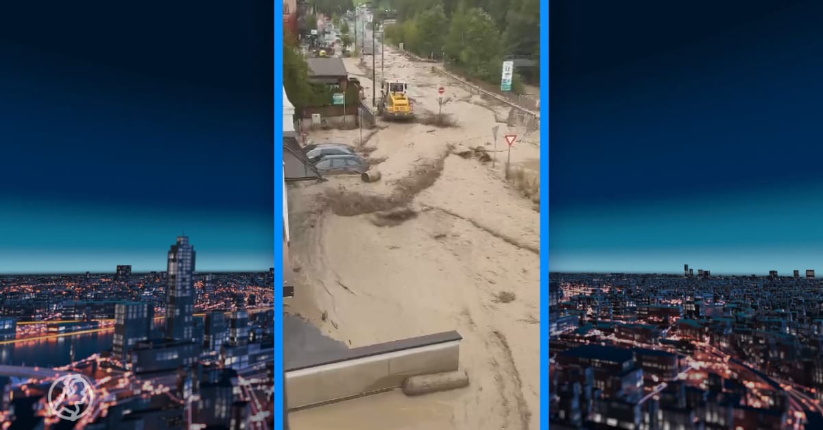Laren watched the mudslides in the streets of Tyrol from her balcony: “The air alarm went off.”