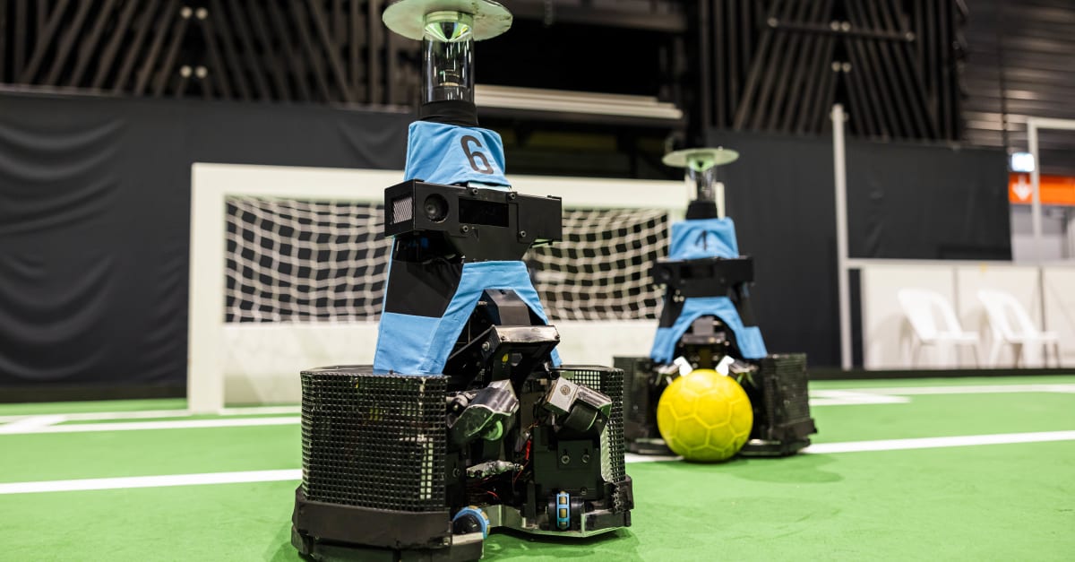 Eindhoven klaar voor WK voetbal voor robots