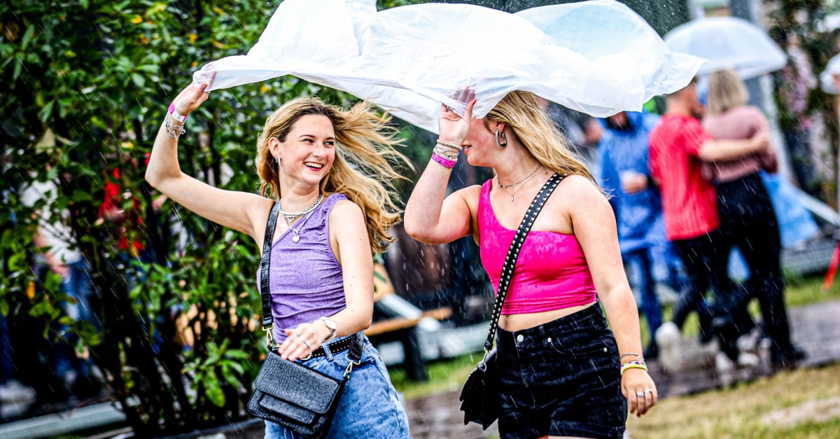Eindelijk regen! Na lange periode van droogte fikse (onweers)buien op