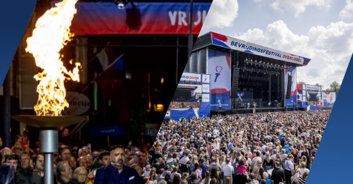 Feesten, Bevrijdingsvuur en het koningspaar: dit gebeurt op Bevrijdingsdag