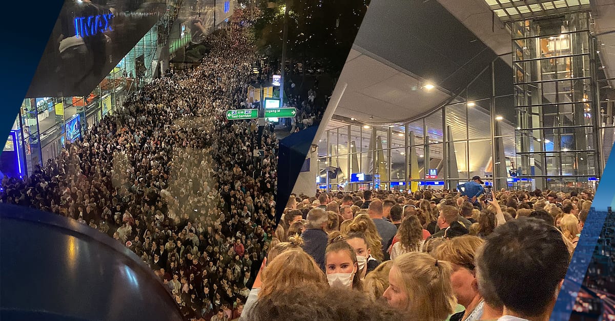 Duizenden Concertgangers Vast Op Station Bijlmer Arena Na Optredens Ed duizenden-concertgangers-vast-op-station-bijlmer-arena-na-optredens-ed