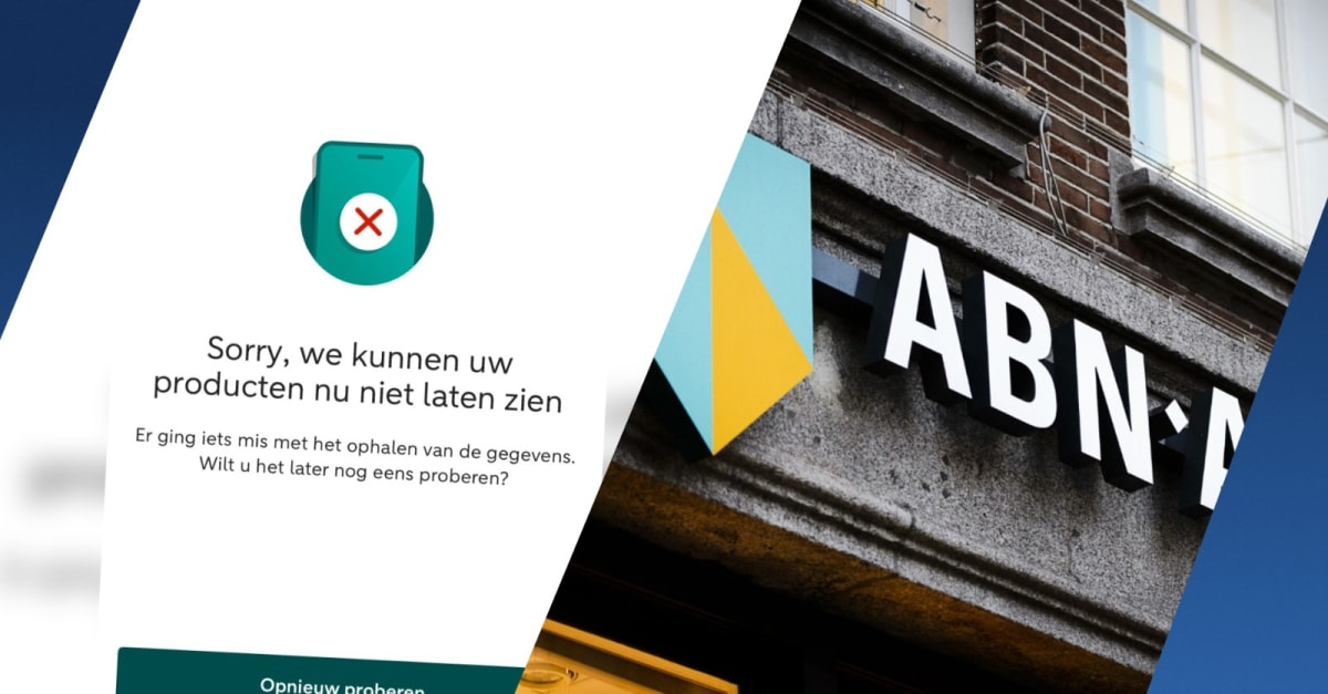Storing bij ABN AMRO, online betalen niet mogelijk | Hart van Nederland