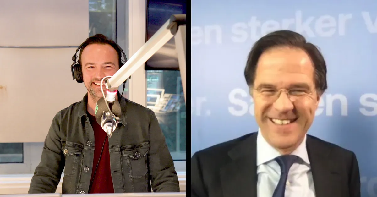 Mark Rutte opent de stembussen voor de 80's Top 810 | Radio 10