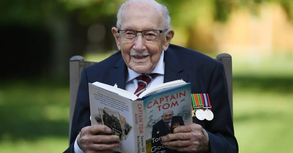 Britten leven mee met zieke coronaheld 'Captain Tom' | Shownieuws