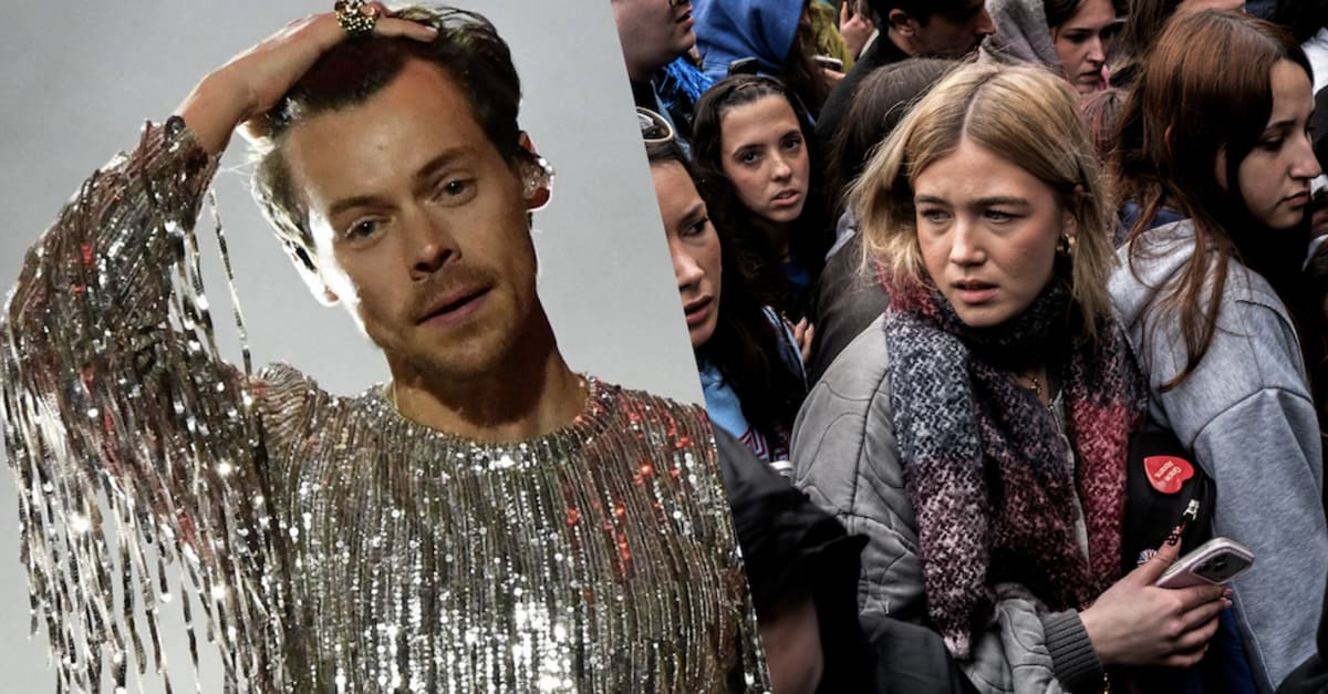Bezoekers Harry Styles woest over slecht zicht: 'Organisatie, grijp in!' |  Shownieuws