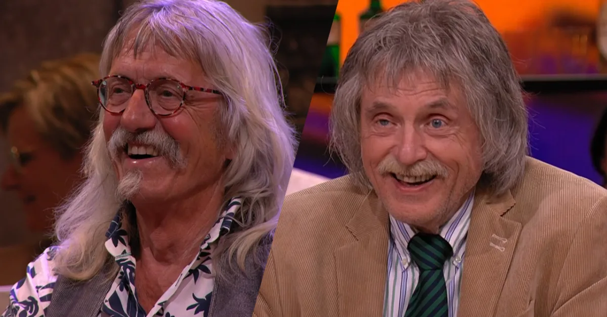 Look-a-like van Johan in de studio: 'Zelfs hij is beter geknipt ...