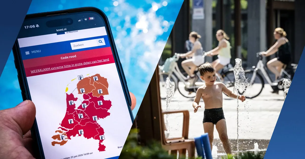 Zomer Code Rood Nederland maakt zich op voor code rood: dit verandert er vrijdag | Hart ...