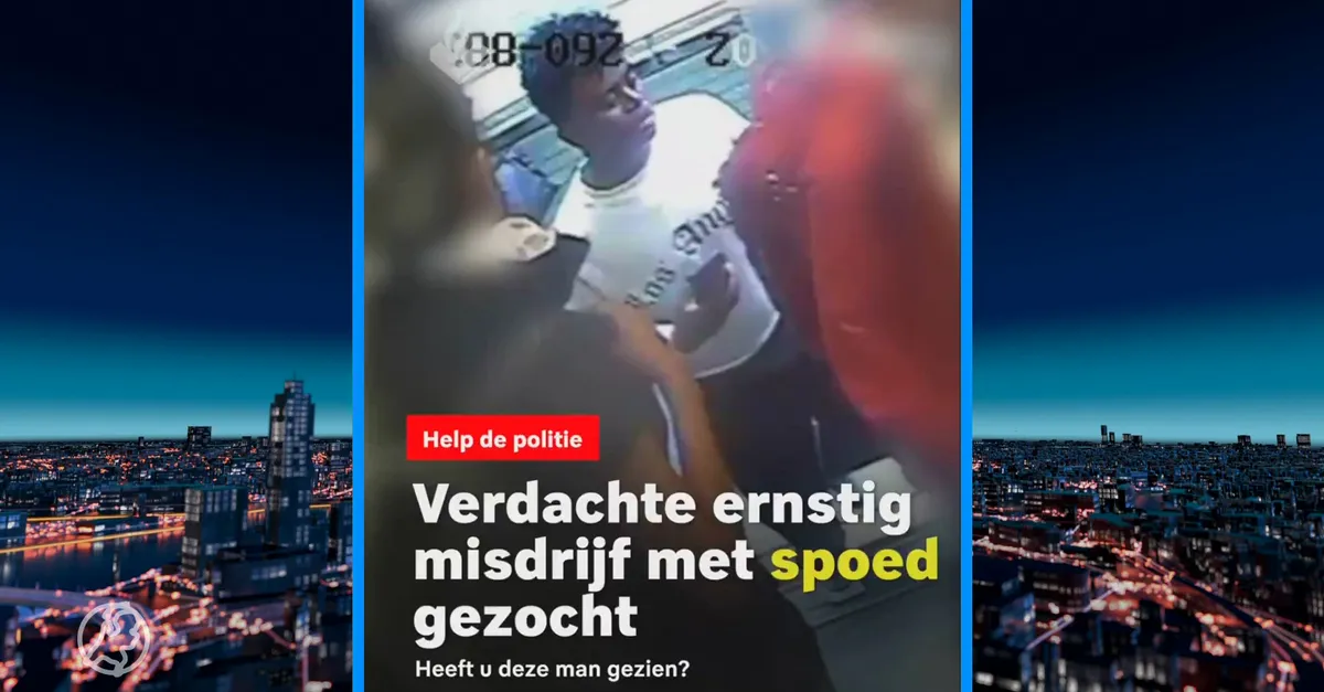 Politie zoekt met spoed naar verdachte van 'ernstig misdrijf'