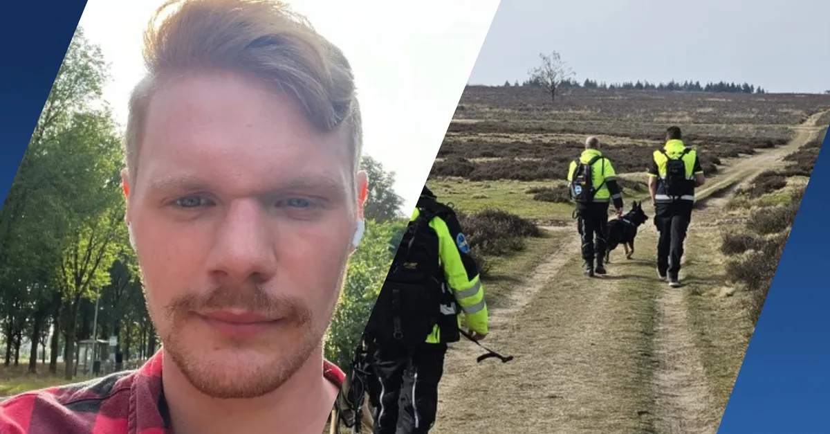 Reddingshondenteam wordt ingezet in vermissingszaak Dominic (23) | Hart ...